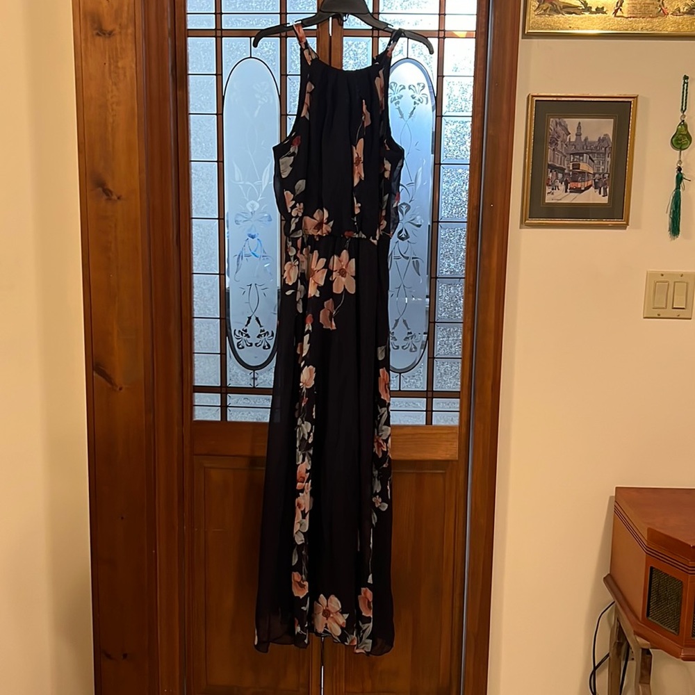 BLUE FLORAL DRESS